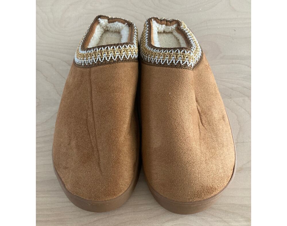 Women's Brown Fur Slip-On Shoes Size 42-43/US 8.5-9-NWOT